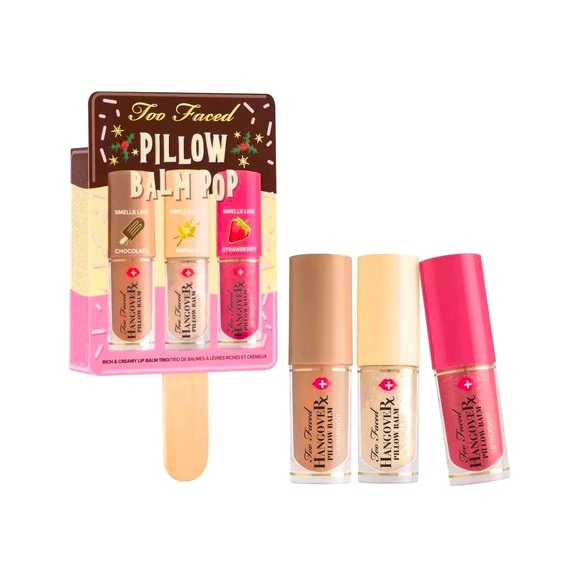 TOO FACED PILLOW BALM POP TRIO BNIB - Picture 1 of 3